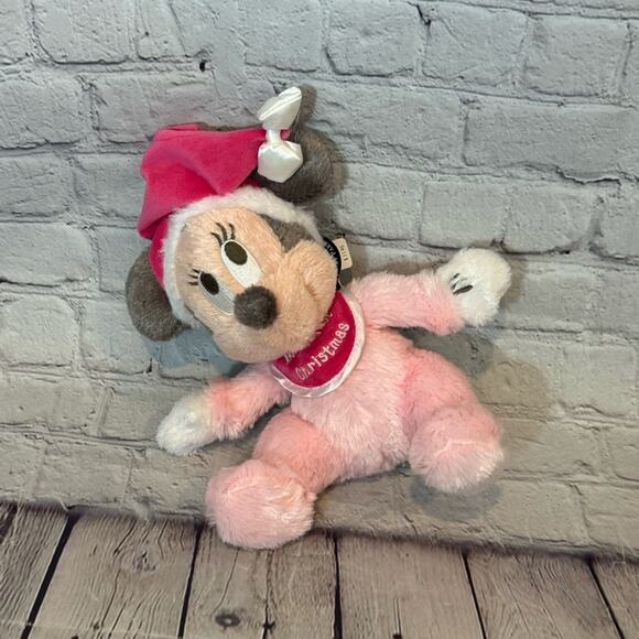 Disney Parks Minnie Mouse 1st Christmas Plush - Picture 1 of 5